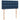 Pat box spring cu saltea, albastru, 90x190 cm, textil