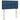 Pat box spring cu saltea, albastru, 90x200 cm, textil