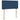 Pat box spring cu saltea, albastru, 100x200 cm, textil