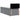 Pat box spring cu saltea, gri deschis, 100x200 cm, textil