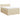 Pat box spring cu saltea, crem, 140x200 cm, textil