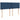 Pat box spring cu saltea, albastru, 140x200 cm, textil