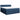 Pat box spring cu saltea, albastru, 180x200 cm, material textil