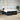 Pat box spring cu saltea, negru, 200x200 cm, textil