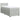 Pat continental cu saltea, gri deschis, 80x200 cm, catifea