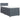 Pat box spring cu saltea, gri închis, 80x200 cm, catifea
