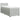 Pat box spring cu saltea, gri deschis, 90x190 cm, catifea