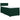 Pat box spring cu saltea, verde închis, 90x190 cm, catifea