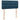 Pat box spring cu saltea, albastru, 90x190 cm, catifea