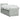 Pat box spring cu saltea, gri deschis, 90x200 cm, catifea
