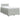 Pat box spring cu saltea, gri deschis, 120x190 cm, catifea