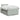 Pat box spring cu saltea, gri deschis, 120x190 cm, catifea