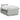 Pat box spring cu saltea, gri deschis, 120x190 cm, catifea