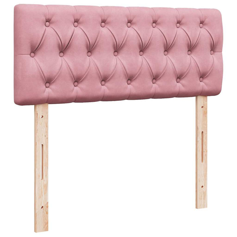Pat box spring cu saltea, negru, 120x190 cm, catifea