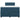 Pat box spring cu saltea, albastru, 120x190 cm, catifea
