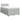 Pat continental cu saltea, gri deschis, 120x200 cm, catifea