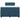 Pat box spring cu saltea, albastru, 120x200 cm, catifea