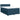 Pat box spring cu saltea, albastru, 140x190 cm, catifea