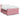 Pat box spring cu saltea, roz, 140x190 cm, catifea