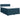 Pat box spring cu saltea, albastru, 140x190 cm, catifea