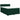 Pat box spring cu saltea, verde închis, 140x190 cm, catifea
