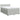 Pat box spring cu saltea, gri deschis, 140x200 cm, catifea