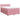 Pat box spring cu saltea, roz, 140x200 cm, catifea