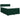 Pat box spring cu saltea, verde închis, 140x200 cm, catifea
