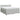 Pat box spring cu saltea, gri deschis, 180x200 cm, catifea
