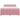 Pat box spring cu saltea, roz, 180x200 cm, catifea