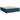 Pat box spring cu saltea, albastru, 180x200 cm, catifea