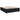 Pat box spring cu saltea, negru, 200x200 cm, catifea