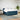 Pat box spring cu saltea, albastru, 200x200 cm, catifea