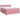 Pat box spring cu saltea, roz, 200x200 cm, catifea