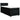 Pat box spring cu saltea, negru, 80x200 cm, textil
