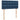 Pat box spring cu saltea, albastru, 90x190 cm, textil