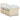 Pat box spring cu saltea, crem, 90x200 cm, textil