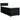 Pat box spring cu saltea, negru, 90x200 cm, textil