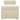 Pat box spring cu saltea, crem, 90x200 cm, textil