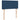 Pat box spring cu saltea, albastru, 100x200 cm, textil