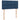 Pat box spring cu saltea, albastru, 100x200 cm, textil