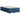 Pat box spring cu saltea, albastru, 120x190 cm, material textil