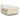 Pat box spring cu saltea, crem, 140x200 cm, textil