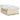Pat box spring cu saltea, crem, 140x200 cm, textil