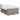 Pat box spring cu saltea, gri taupe, 140x200 cm, textil