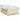Pat box spring cu saltea, crem, 140x200 cm, textil