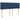 Pat box spring cu saltea, albastru, 140x200 cm, textil