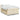 Pat continental cu saltea, crem, 140x200 cm, material textil