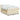 Pat continental cu saltea, crem, 140x200 cm, material textil