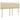 Pat box spring cu saltea, crem, 160x200 cm, material textil